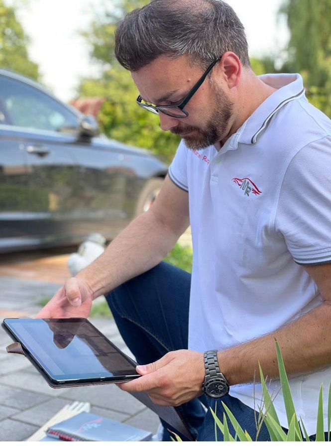 Schadenaufnahme mit dem Tablet